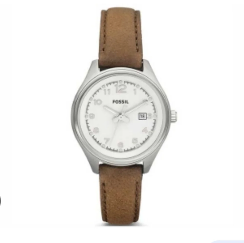 Fossil brown leather strap AM4379 women's watch.